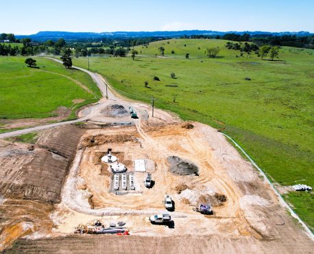 The wastewater infrastructure installation included safety, civil, construction, and commissioning activities.